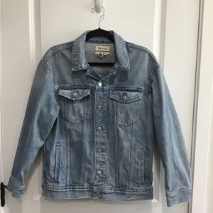 Madewell The Oversized Trucker Jean Jacket Size Small